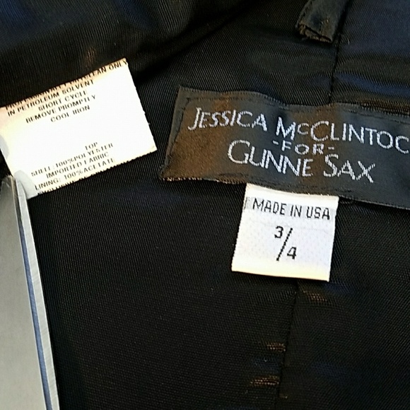 JESSICA MCCLINTOCK Pink & black 2 piece gown - Picture 4 of 5